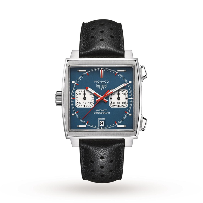TAG Heuer Vintage Monaco Automatic 39mm Mens Watch CAW211P.FC6356