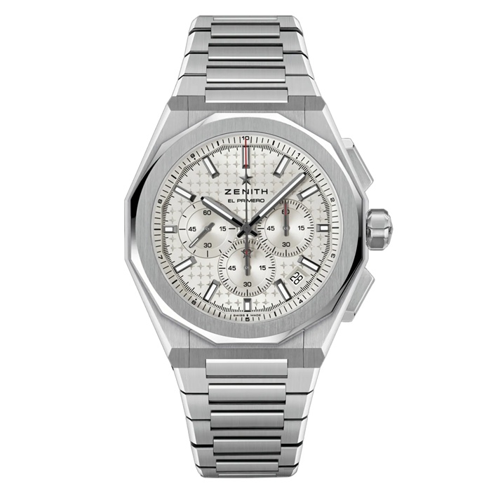 Zenith Defy Skyline Chronograph 42mm Mens Watch Silver Interchangeable Strap 03.9500.3600/01.I001